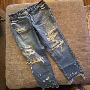 Abercrombie & Fitch High Rise Blue Jeans